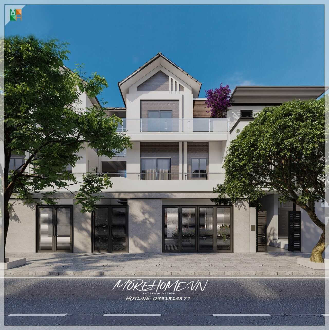 Thiết kế nội thất nhà phố tại Vinh